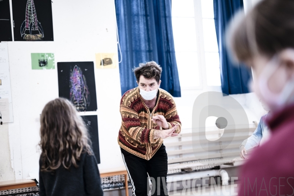 Ateliers de pratique théâtrale dans les centres de loisirs de la Ville de Paris