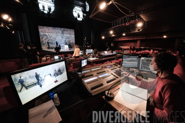 Coulisses des captations de Ionesco Suite au Théâtre de la Ville Espace Cardin