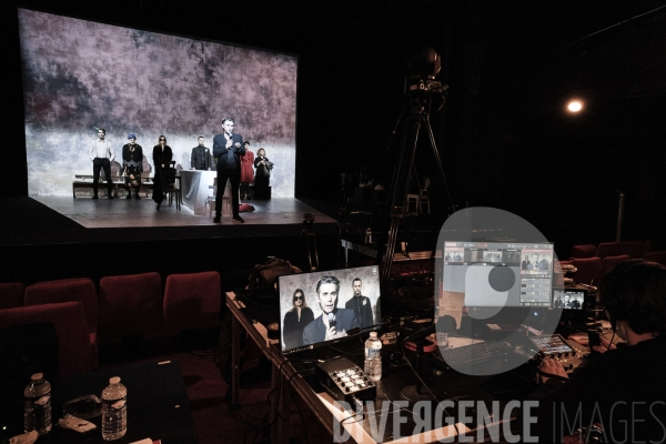 Coulisses des captations de Ionesco Suite au Théâtre de la Ville Espace Cardin