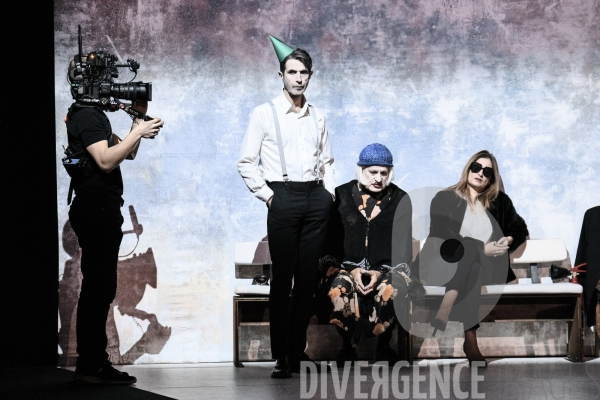 Coulisses des captations de Ionesco Suite au Théâtre de la Ville Espace Cardin
