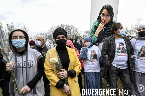 Argenteuil. White march in the memory of ALISHA