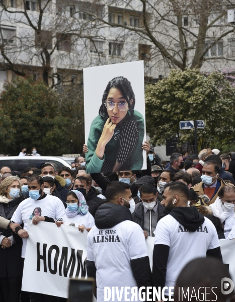 Argenteuil. White march in the memory of ALISHA