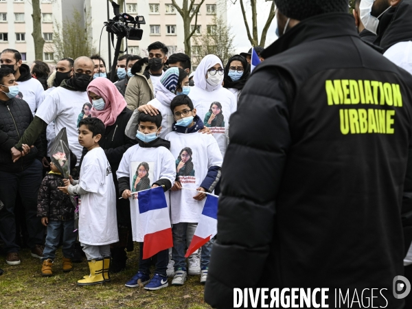 Argenteuil. White march in the memory of ALISHA