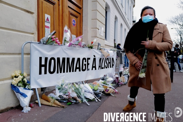 Marche blanche en hommage à Alisha