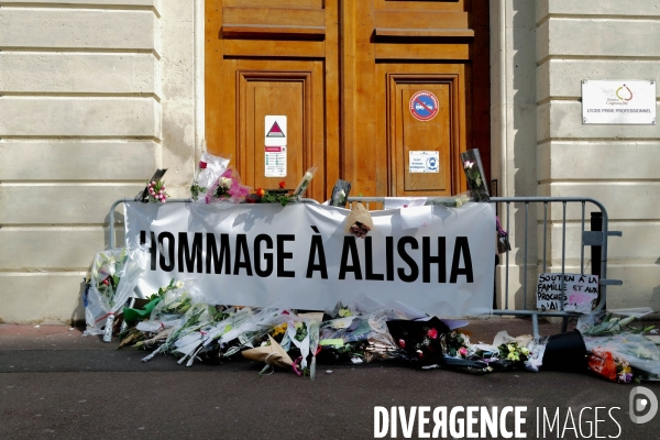 Marche blanche en hommage à Alisha