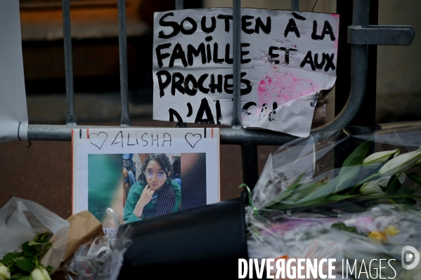 Marche blanche en hommage à Alisha