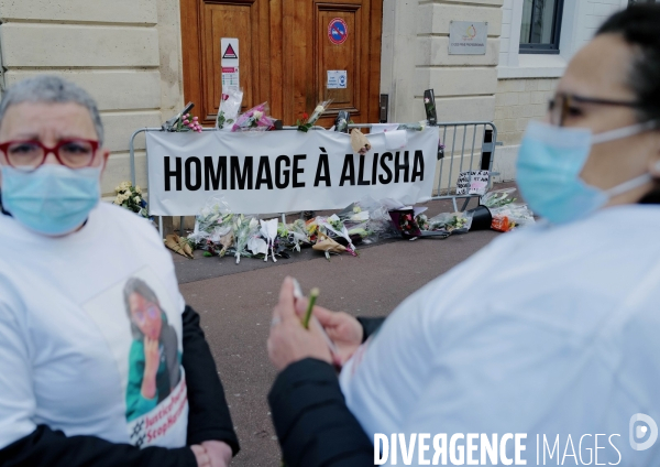 Marche blanche en hommage à Alisha