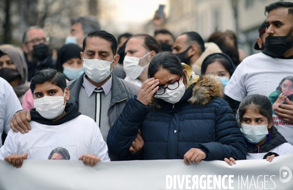 Marche blanche en hommage à Alisha