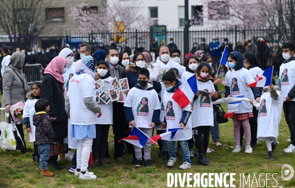 Marche blanche en hommage à Alisha