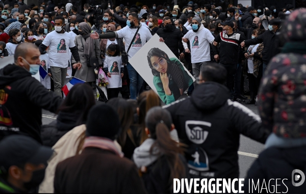 Marche blanche en hommage à Alisha