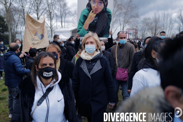 Marche blanche en hommage à Alisha