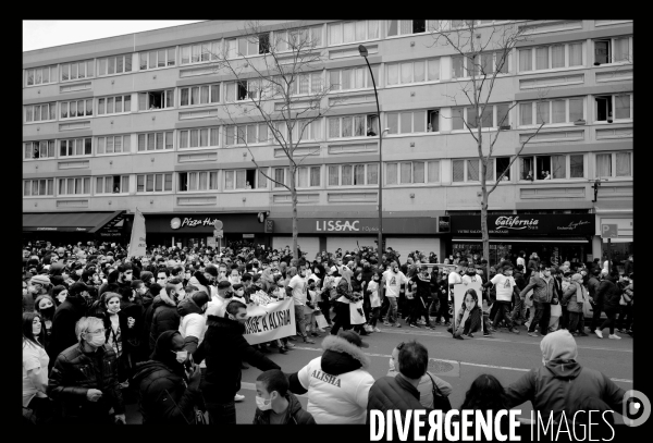 Marche blanche en hommage à Alisha