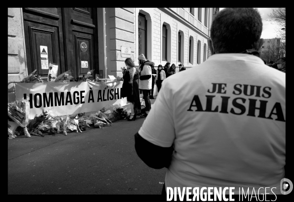 Marche blanche en hommage à Alisha