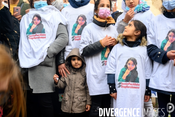 Marche pour Alisha. Harcelée puis assassinée.