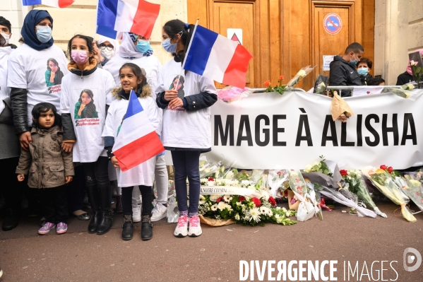 Marche pour Alisha. Harcelée puis assassinée.