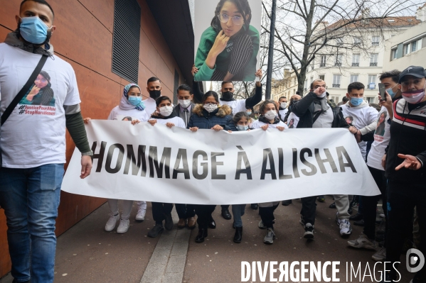 Marche pour Alisha. Harcelée puis assassinée.