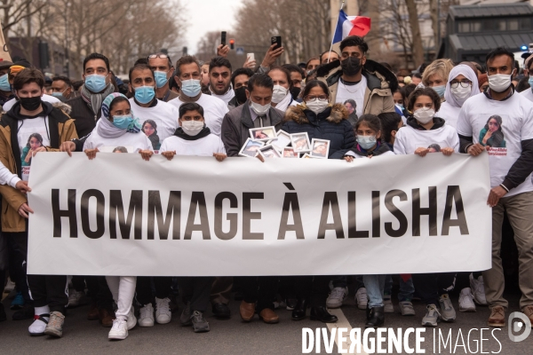 Marche pour Alisha. Harcelée puis assassinée.