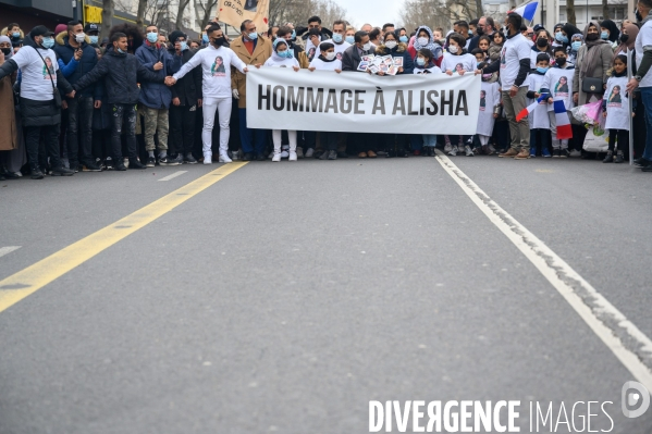 Marche pour Alisha. Harcelée puis assassinée.