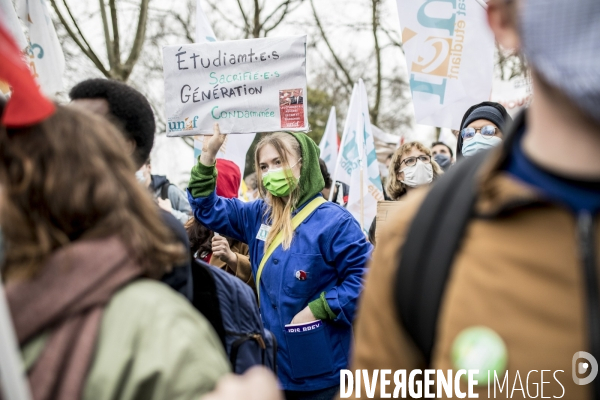 Manifestation contre la précarité étudiante