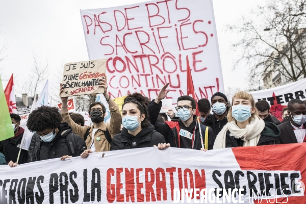 Manifestation contre la précarité étudiante