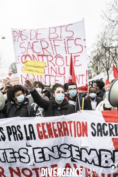 Manifestation contre la précarité étudiante