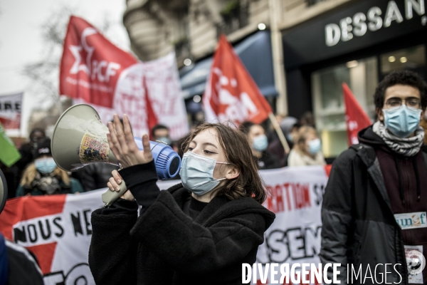 Manifestation contre la précarité étudiante