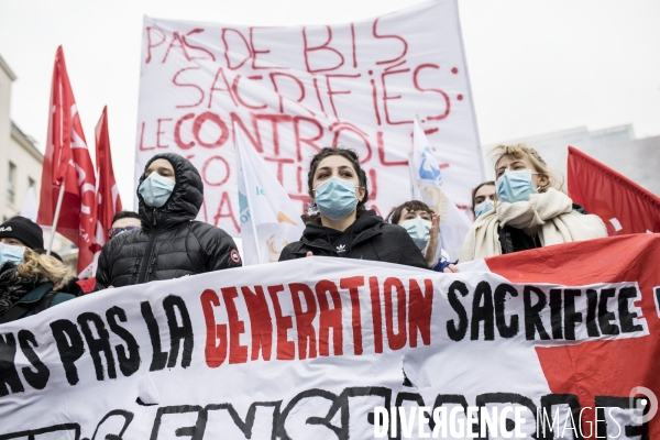 Manifestation contre la précarité étudiante