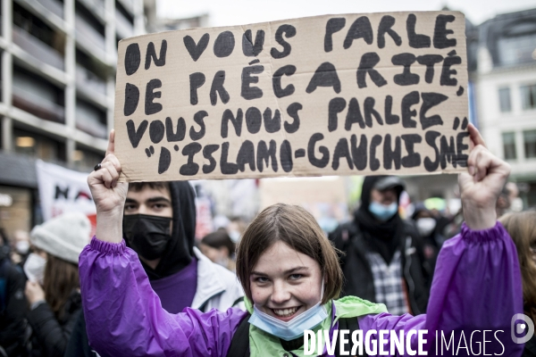 Manifestation contre la précarité étudiante