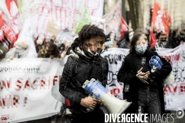 Manifestation contre la précarité étudiante