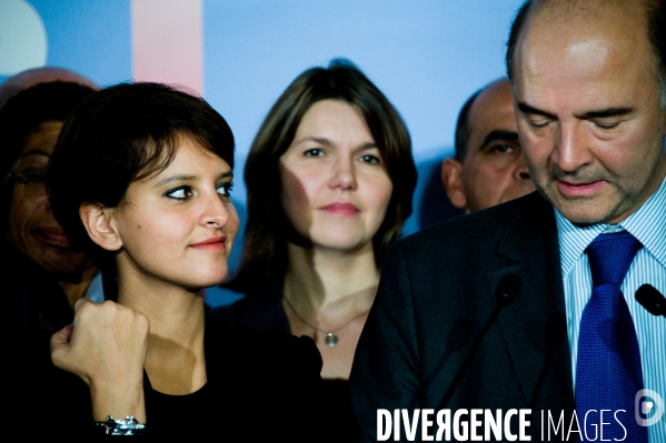 Présentation de l équipe de campagne de François Hollande, Paris, 16/11/2011