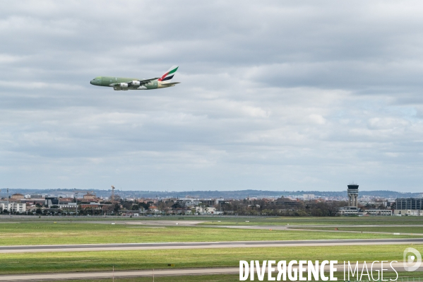 Decollage dernier A380