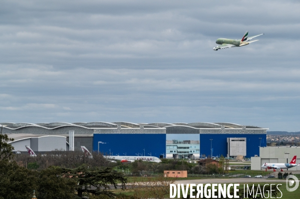 Decollage dernier A380