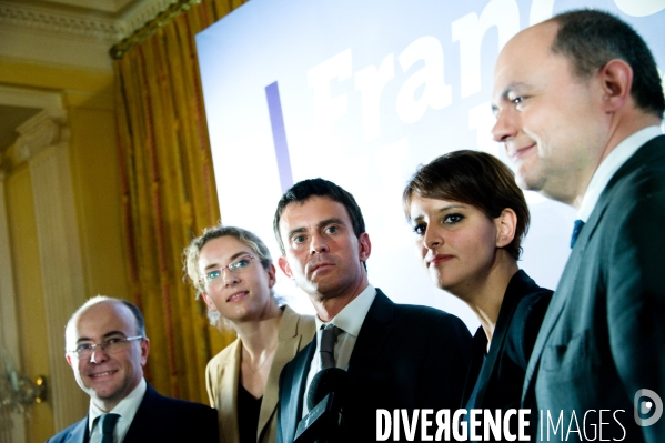 Présentation de l équipe de campagne de François Hollande, Paris, 16/11/2011