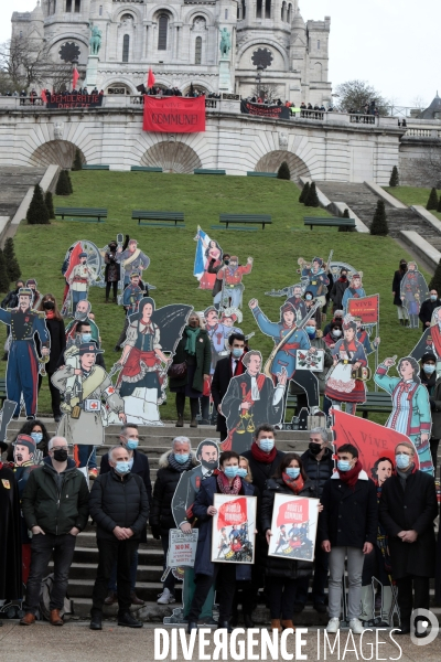 Commemoration du debut de  la commune de Paris de 1871 