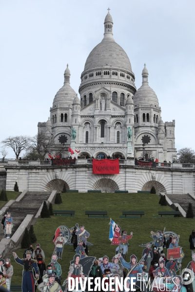 Commemoration du debut de  la commune de Paris de 1871 