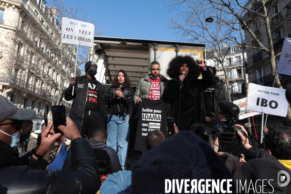 Manifestation contre le racisme et les violences policieres