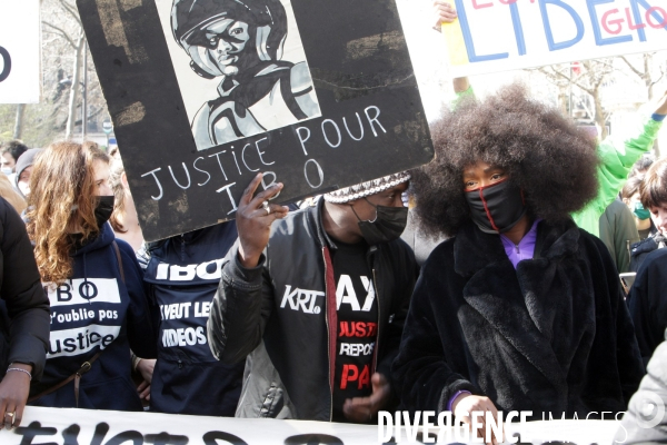 Manifestation contre le racisme et les violences policieres