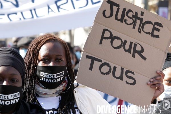 Manifestation contre le racisme et les violences policieres