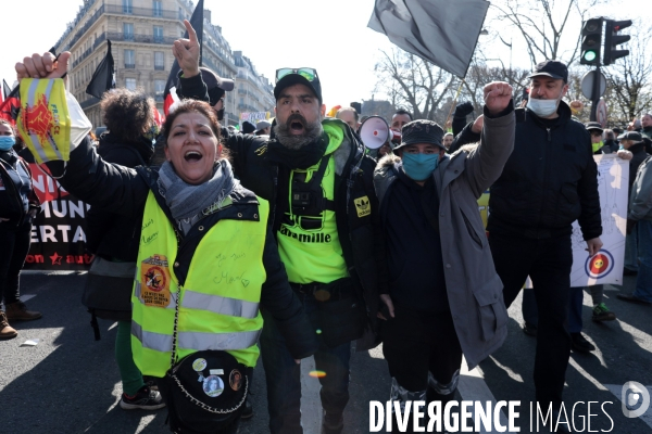 Manifestation contre le racisme et la violence policiere