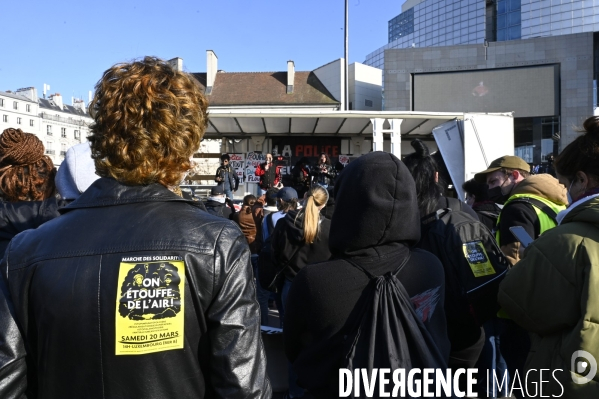 Marche des Familles de victimes de violences policières/contre la loi de sécurité globale. Demonstration against racism and police violence.