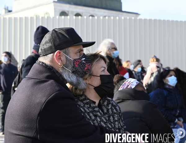 Marche des Familles de victimes de violences policières/contre la loi de sécurité globale. Demonstration against racism and police violence.