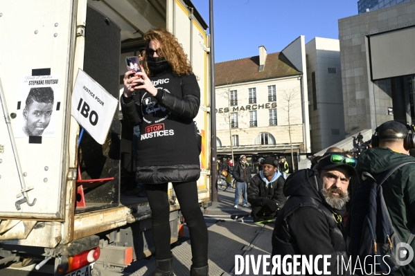 Marche des Familles de victimes de violences policières/contre la loi de sécurité globale. Demonstration against racism and police violence.