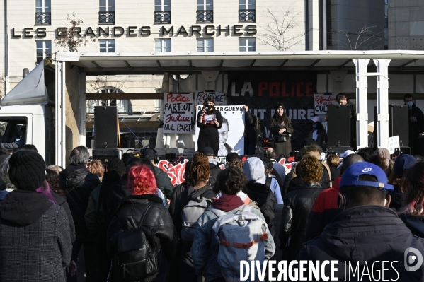 Marche des Familles de victimes de violences policières/contre la loi de sécurité globale. Demonstration against racism and police violence.