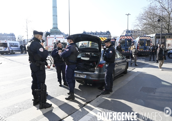 Marche des Familles de victimes de violences policières/contre la loi de sécurité globale. Demonstration against racism and police violence.