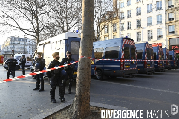 Marche des Familles de victimes de violences policières/contre la loi de sécurité globale. Demonstration against racism and police violence.