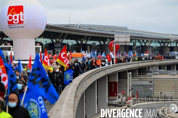 Mobilisation du secteur aérien à l aéroport de Roissy pour la sauvegarde des emplois