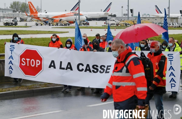 Mobilisation du secteur aérien à l aéroport de Roissy pour la sauvegarde des emplois