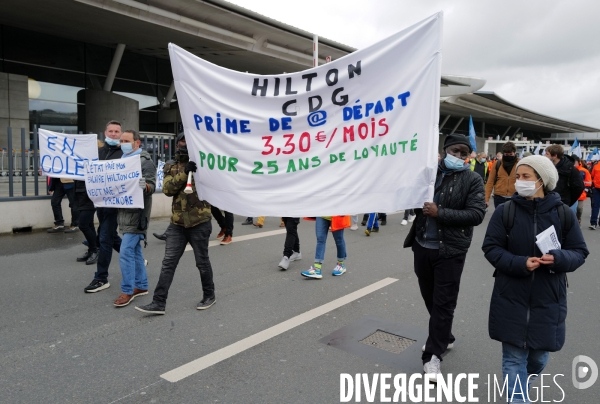 Mobilisation du secteur aérien à l aéroport de Roissy pour la sauvegarde des emplois