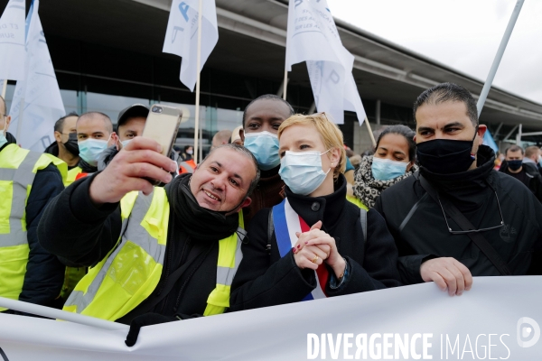 Mobilisation du secteur aérien à l aéroport de Roissy pour la sauvegarde des emplois