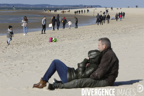 Plage sur le bassin d Arcachon